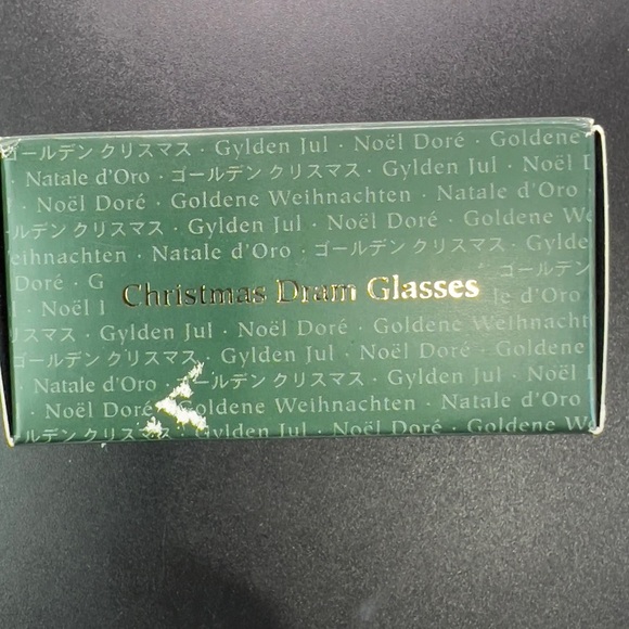 JULESDRAMGLAS 2002 HOLME GAAND CHRISTMAS DRAM GLASSES SET OF 2 - Picture 3 of 9